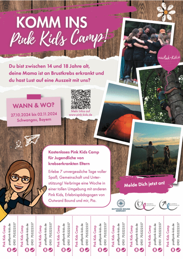 Pink Kids Camp Flyer